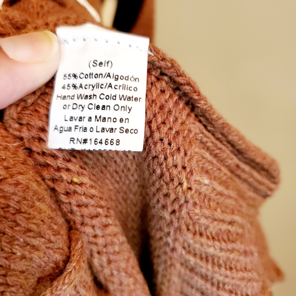 STITCH DETAILED KNIT CARDIGAN WITH POCKETS - Picture 8 of 10